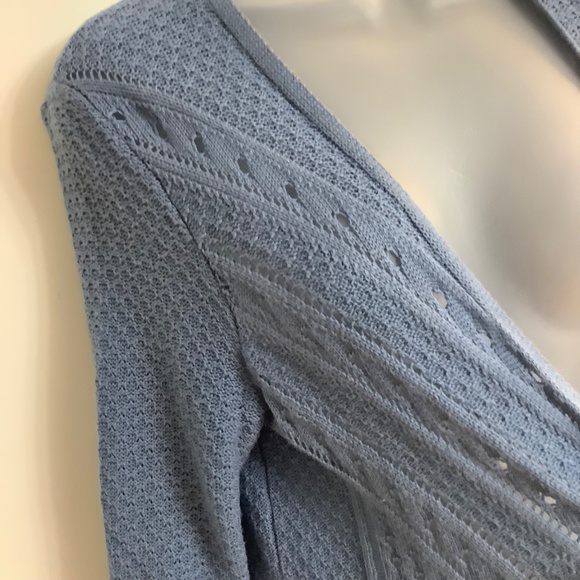 Northern reflections crochet cardigan topper Small - Picture 8 of 9